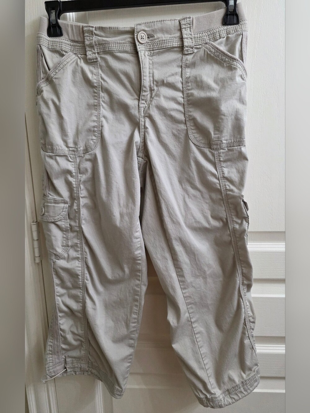 Style & Co. Women's Light Beige Cargo Capris